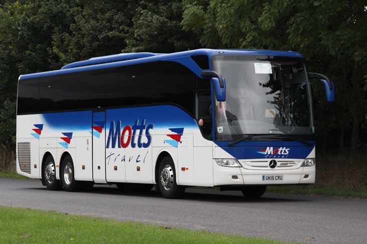 Motts Travel Mercedes Tourismo UK15CRU